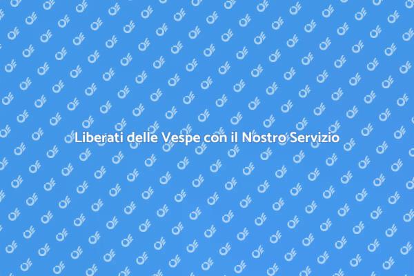 Disinfestazione Vespe: Soluzione Rapida