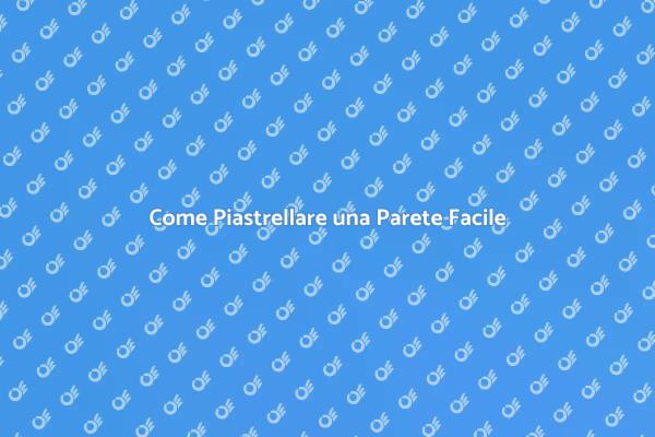 Trasforma la Tua Parete con Piastrelle
