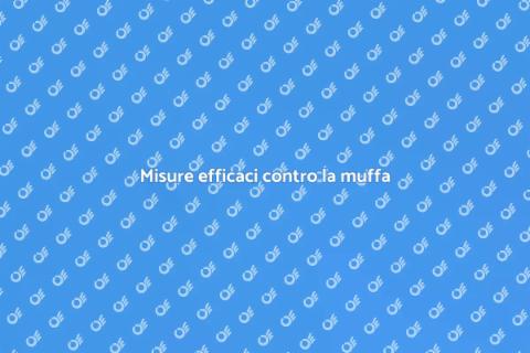 Protezione contro la muffa in casa