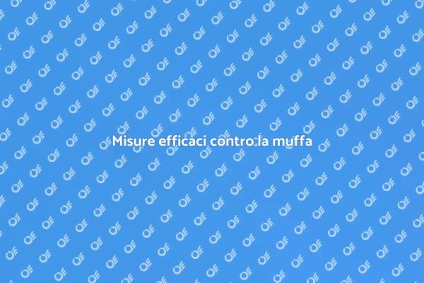Come combattere la muffa in casa