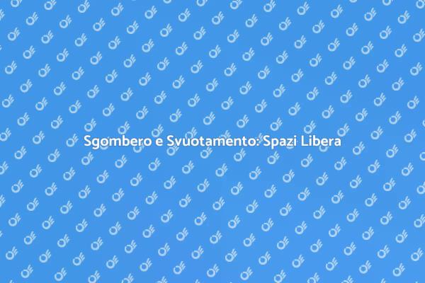 Sgombero: Rendi i Tuoi Spazi Funzionali