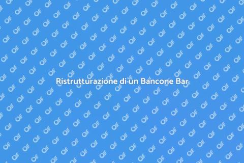 Bancone Bar d'Epoca: Ristrutturazione