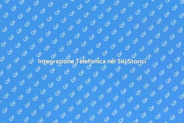 Progettazione Telefonica per Patrimoni Storici