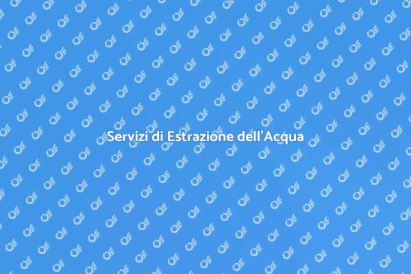 Estrazione dell'Acqua per la Tua Casa
