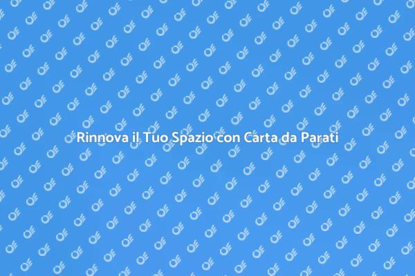 Scopri la Carta da Parati Personalizzata