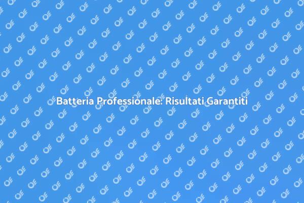 Scegli la Batteria Giusta per Ristrutturare