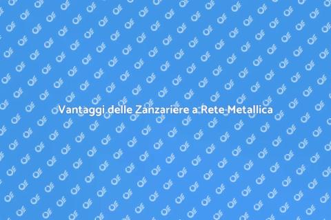 Zanzariere a Rete Metallica Auto Avvolgenti