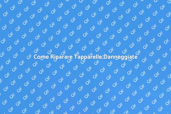 Riparazione Efficace delle Tapparelle