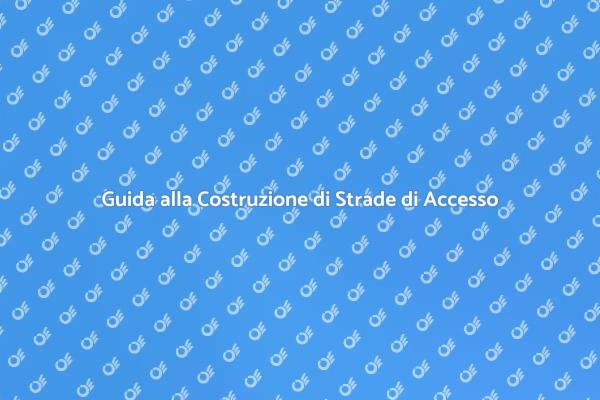 Costruzione di Strade di Accesso