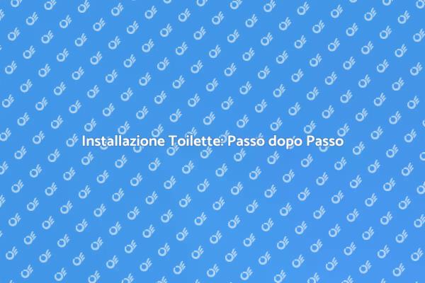 Installare una Toilette: Ecco Come Fare