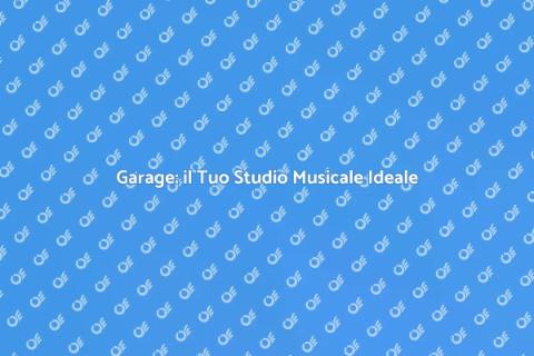 Ristrutturare Garage in Studio Musicale