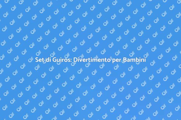 Guiros per Bambini: Gioco e Creatività