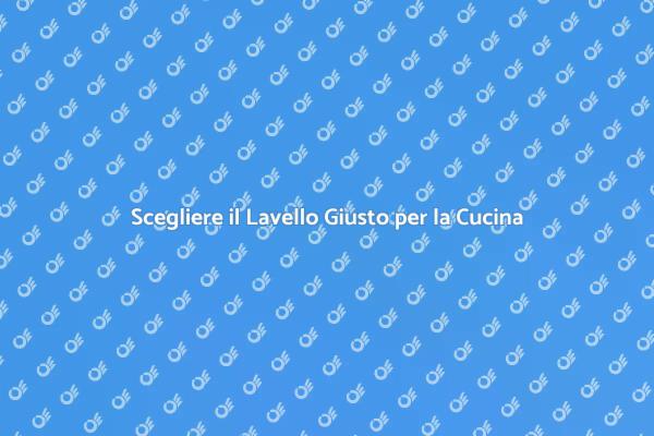 Funzionalità del Lavello in Cucina