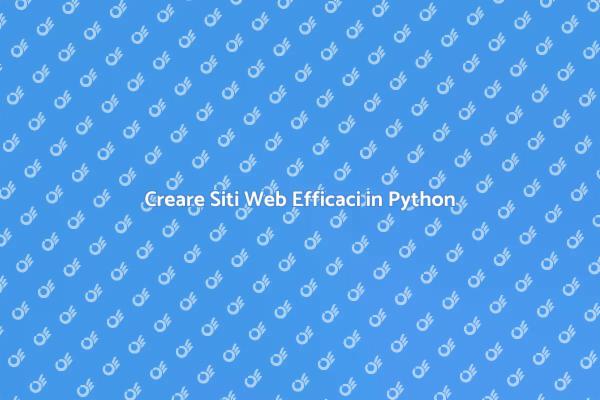 Sito Web di Successo con Python