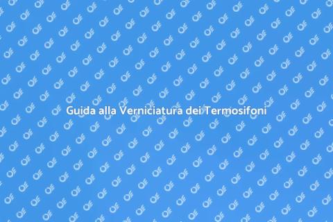 Ridipingere Termosifoni a Parete