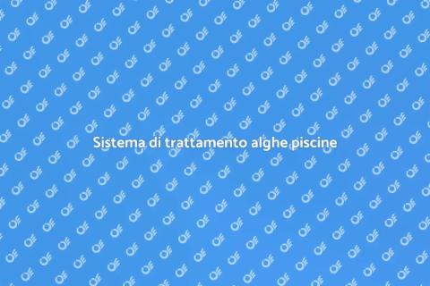Trattamento alghe piscine: installazione