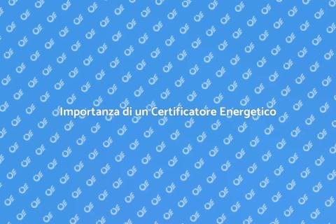 Professionista Certificatore Energetico