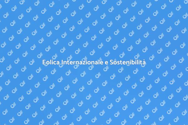 Sostenibilità e Cooperazione Eolica