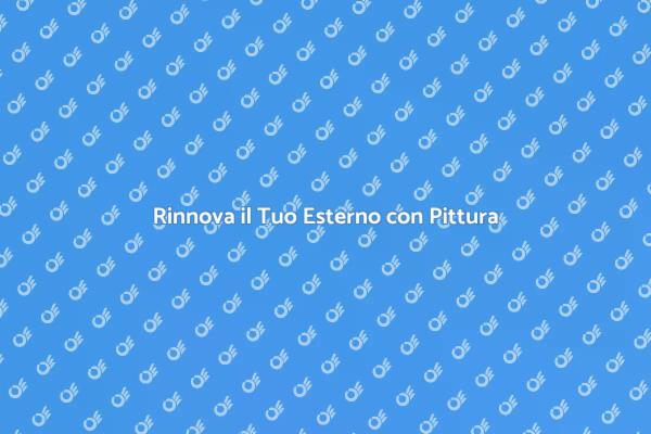 Migliora Estetica con Pittura Esterni