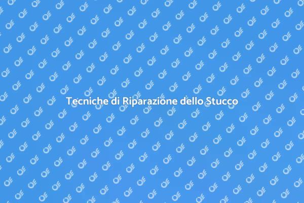 Ristrutturazione: Riparazione Stucco Facile