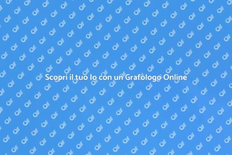 Consulente Grafologico Certificato Online
