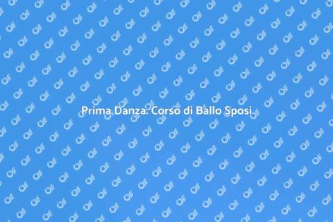 Corso di Ballo per Danza Sposi