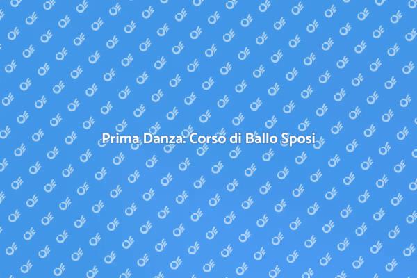 Danza Sposi: Il Corso Imperdibile
