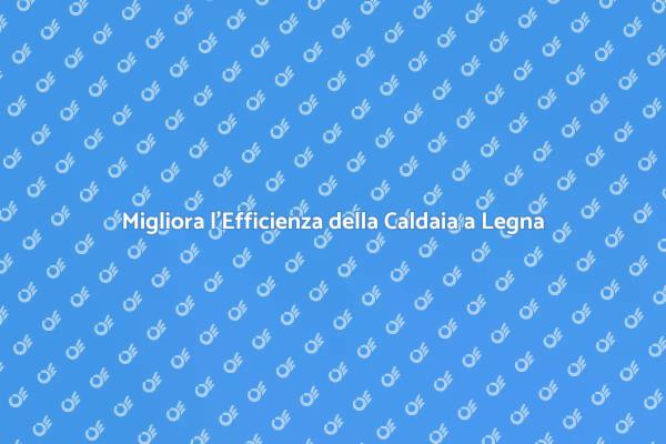 Ottimizzazione della Caldaia a Legna