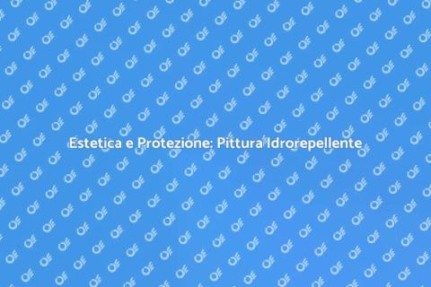 Pittura Muri Esterni Idrorepellente