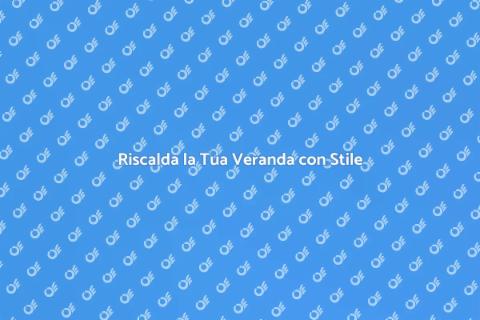 Stufa a Gas Moderna per la Veranda