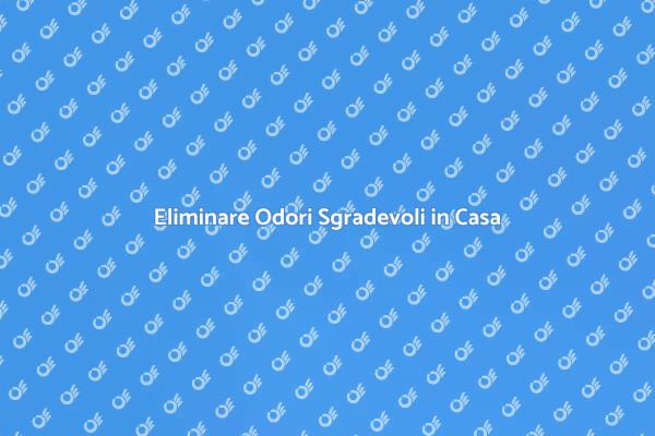Come Rimuovere Odori Sgradevoli