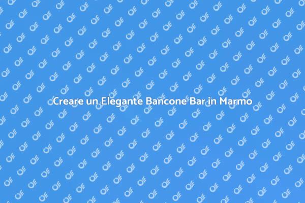 Eleganza e Funzionalità nel Bar di Casa