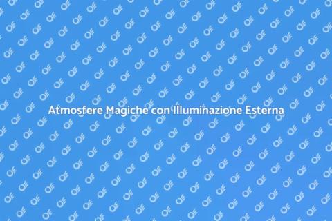 Illuminazione per Aree di Relax Esterne