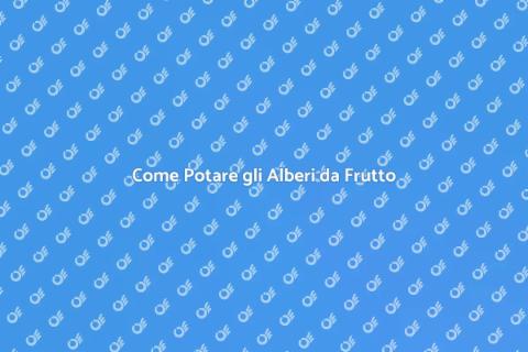 Potatura Alberi da Frutto in Giardino
