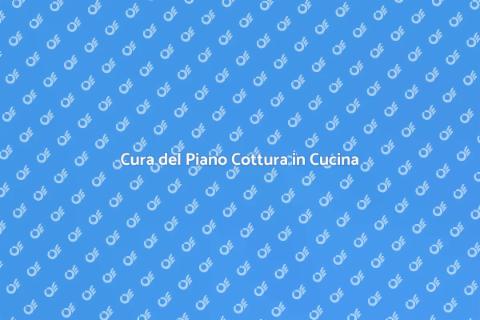 Manutenzione Piano Cottura Eccellente