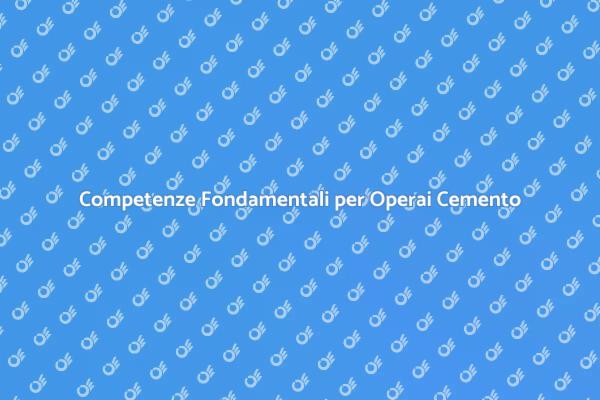 La Chiave del Successo: Formazione Cemento