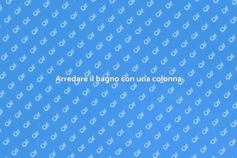 Colonna per il bagno: stile e funzionalità
