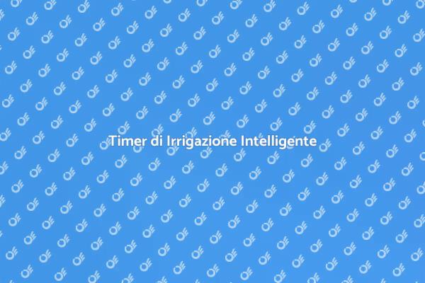 Irrigazione Efficiente con Timer Remoto