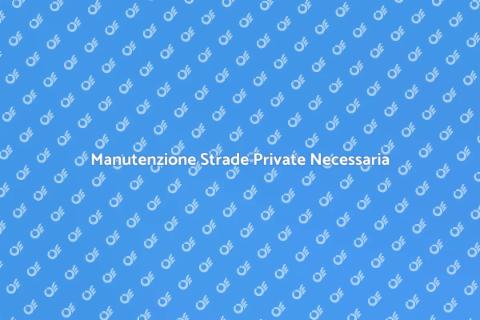 Riparazione Strada Privata Essenziale