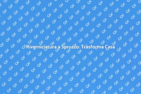 Riverniciatura a Spruzzo Innovativa