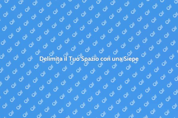 Trasforma il Tuo Giardino con una Siepe
