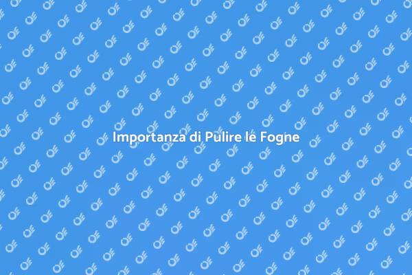 Manutenzione Fogne: Perché è Cruciale