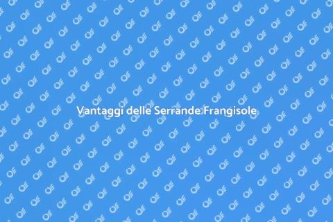 Serrande Frangisole: Privacy e Comfort
