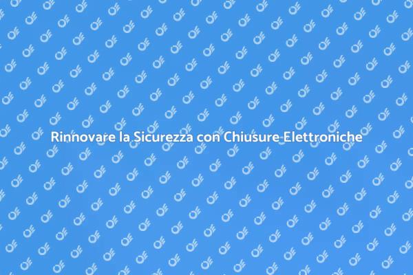 Innovazione nelle Chiusure Automatiche