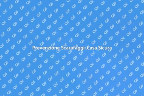 Trattamento Preventivo Scarafaggi