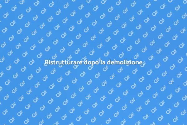 Trasforma il tuo spazio con la demolizione
