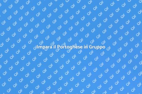 Lezioni di Portoghese in Gruppo