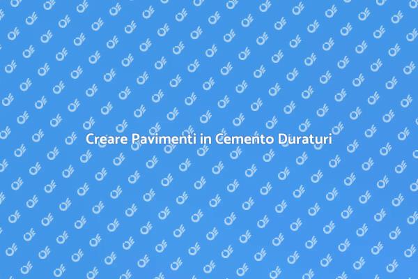 Pavimenti Resistenti per Ogni Spazio