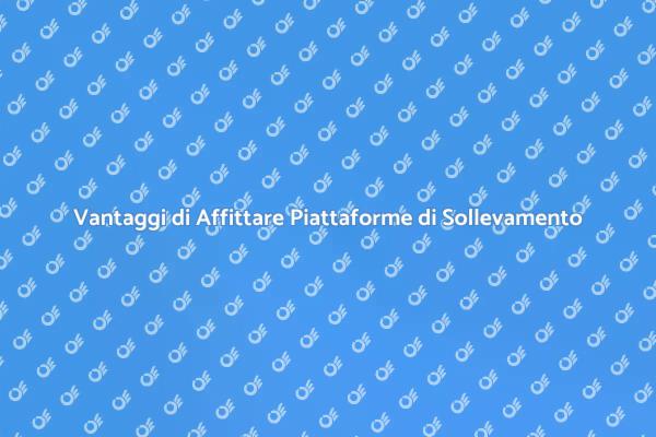 Piattaforme di Sollevamento per Traslochi
