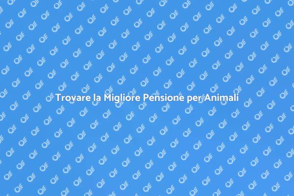 Sicurezza e Affetto per il Tuo Animale